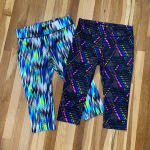 Xersion Bundle Of Two Athletic Capri Pants